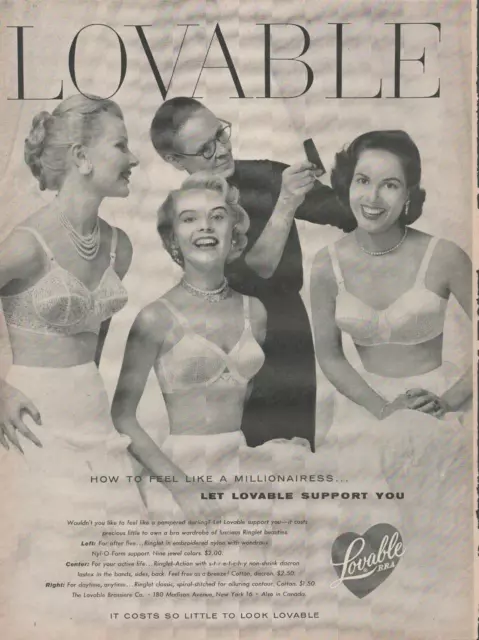 1940s vintage ADS BESTFORM Bras & Girdles and EYE GENE Eye Drops