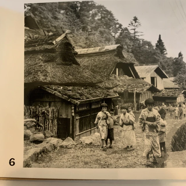 PHOTOGRAPHIC VIEWS OF JAPAN VILLAGE SCENES TEN PICTURES SERIES 8 1930's. B6