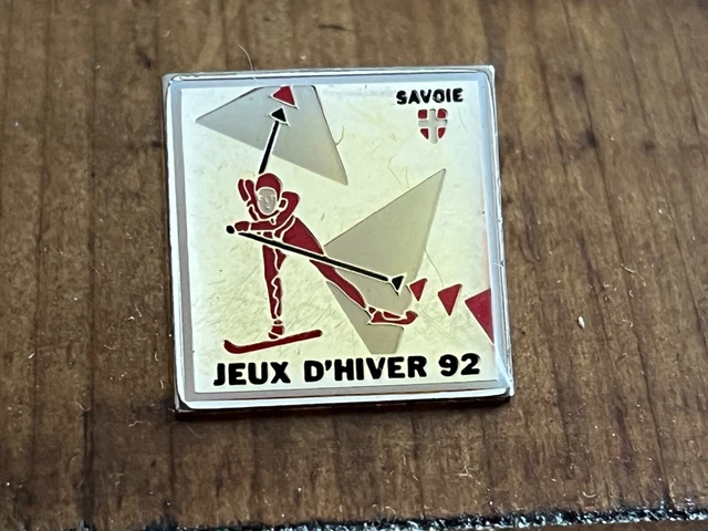 Pin's Olympique JO Albertville 1992 Savoie - Arthus Bertrand Doré - Collection