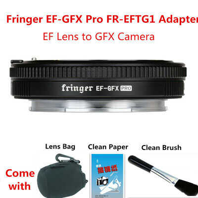 Fringer EF-GFX PRO AF Adapter for EF Mount Lens to Fujifilm Fuji GFX 100S Camera