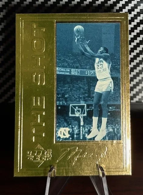 1996 Upper Deck THE SHOT 22 Kt Gold  Card MICHAEL JORDAN