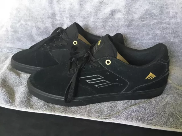 Emerica Mens The Reynolds Low Vulc Black Black 2