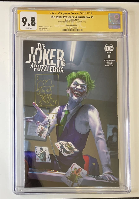 JOKER #1 SET– RARE SIGNED & REMARKED by KEN HAESER – W/COA HIGH