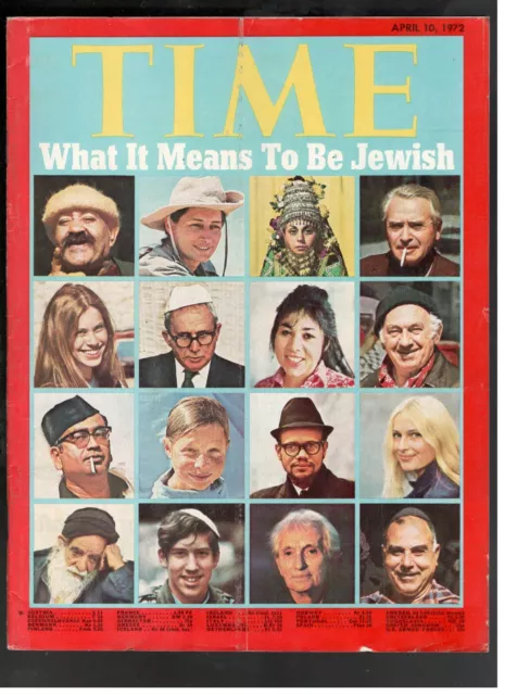 What It Means To Be Jewish Time 1972 April 10 Magazine Chine Reporter Second