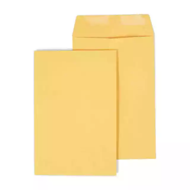 Staples Gummed Kraft Catalog Envelopes 9" x 6" Brown 500/Box (381944/17027)