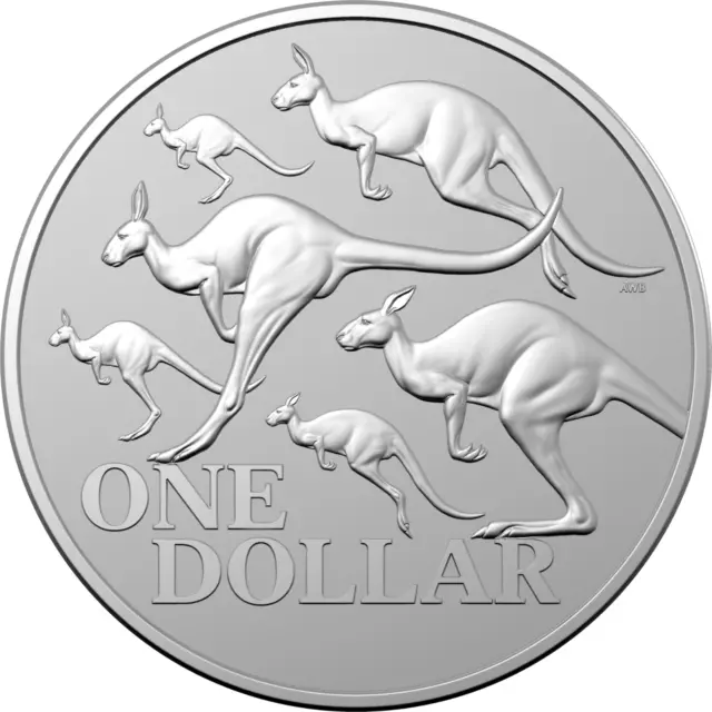 2020  $1 1oz Silver Frosted Uncirculated Coin Kangaroo Series – Red Kangaroo