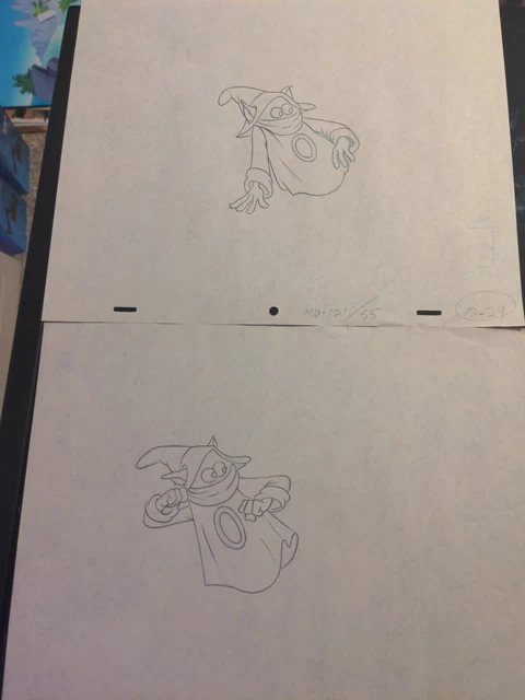 VINTAGE HE-MAN ANIMATION CELS ART FILMATION she-ra 80'S production art ...
