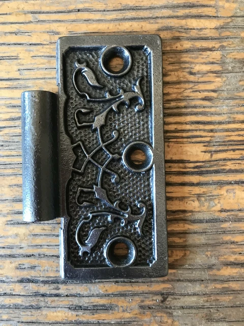 Antique Cast Iron Door Hinge - Right Half Only - 3½" x 3½"