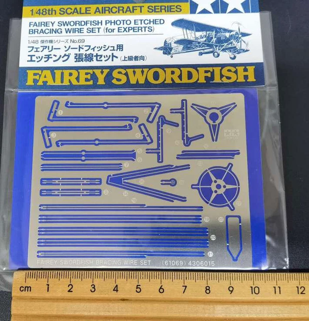 Tamiya 1/48 Fairey Juego De Alambre De Refuerzo Grabado Con