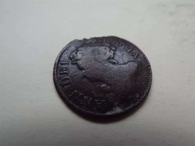 Queen Anne Brass Token 176 Counter Guinea? (7275)