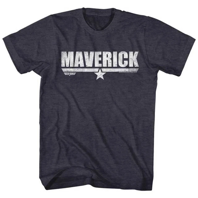 TOP GUN MOVIE TShirt Official Maverick Logo Tom Cruise Mens New Navy