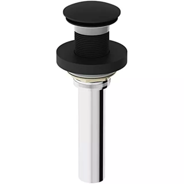 Desagüe emergente fregadero de baño para recipiente Vigo VG07000MB - negro mate*NUEVO*