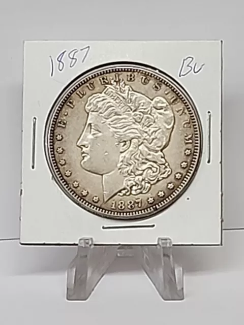 1887 Morgan Silver Dollar-90% Silver-Great Detail