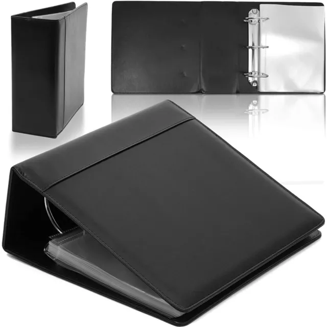 4-Inch Theater Binder with 30 Sleeves, 3-Ring Organizer with Sheet Protectors