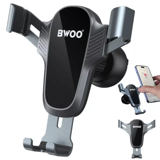 Car Mobile Phone Holder Gravity Air Vent Universal Mount 360 Rotation