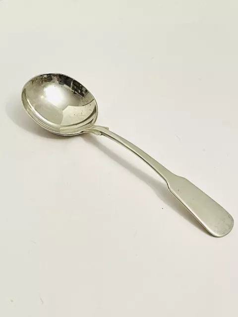 Sterling Silver Salt Soup Spoon 13” Long No Monogram Marked on back