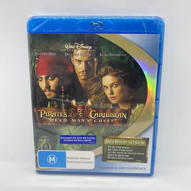 Pirates Of The Caribbean Dead Man's Chest Blu-Ray Brand New & Sealed Free Post