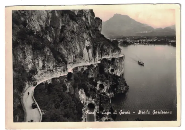 Lago di Garda- RIVA- strada gardesana- viaggiata anni cinquanta ediz.Panighetti