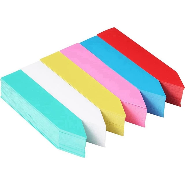 300 pezzi etichette in plastica per negozi, 6 colori, 10,2 cm, marca pentola Y6Y9