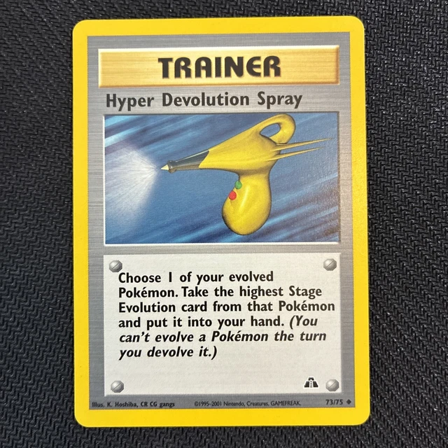 HYPER DEVOLUTION SPRAY - 73/75 [Neo Discovery] Pokemon TCG - 1st Edition -  LP $5.75 - PicClick CA
