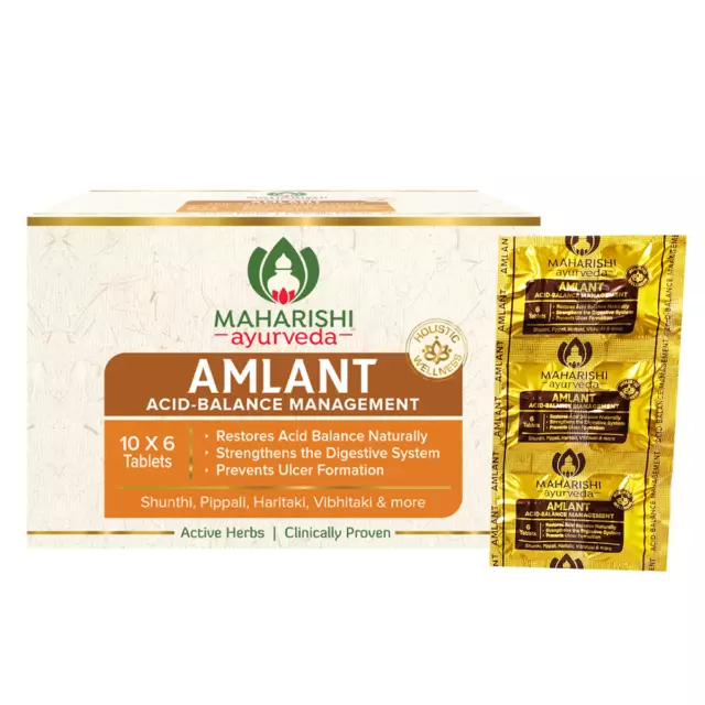 Maharishi Ayurveda Amlant 60 Comprimés Produit ayurvédique à base de...