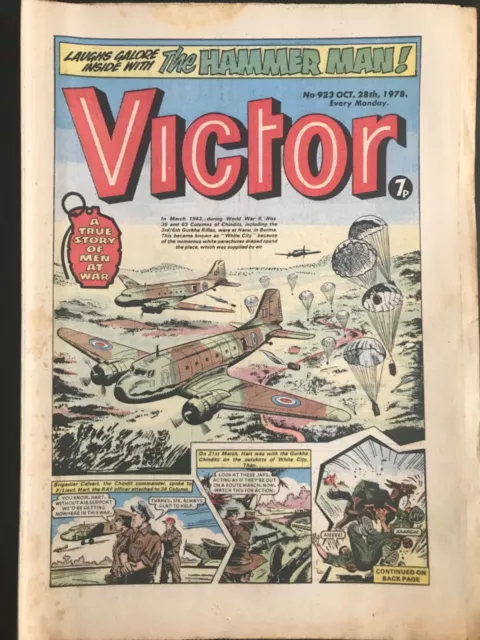 VICTOR No 923 October 23rd 1978 Comic