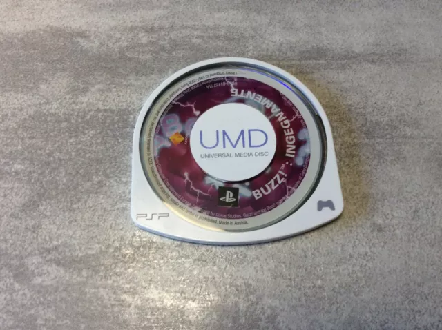 PSP Buzz ! Ingegnamente PLAYSTATION SONY PAL FR UMD SEUL