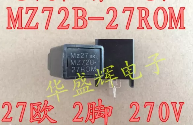 2PCS MZ72B-27ROM Color TV Deagnetization Resistor 27 Euro 2Pin 270V