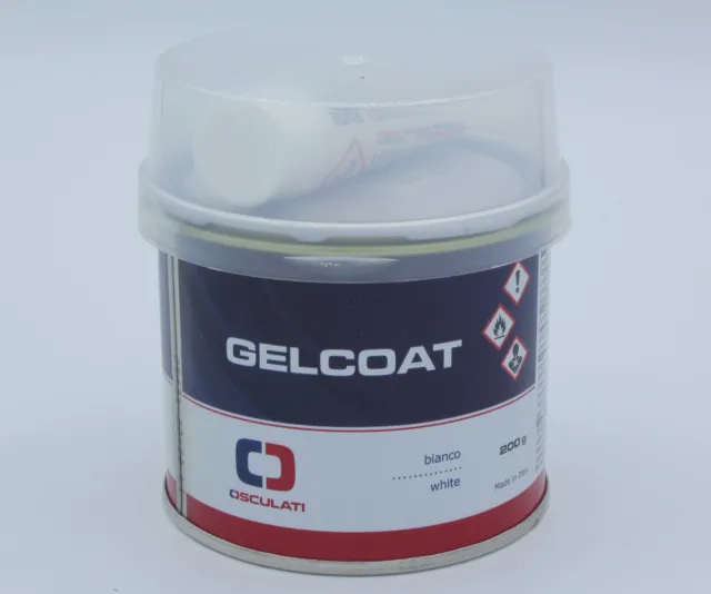 Gelcoat Reparatur Set (Spachtelmasse weiß für Boot Caravan uvm.) (62,50 EUR/kg)