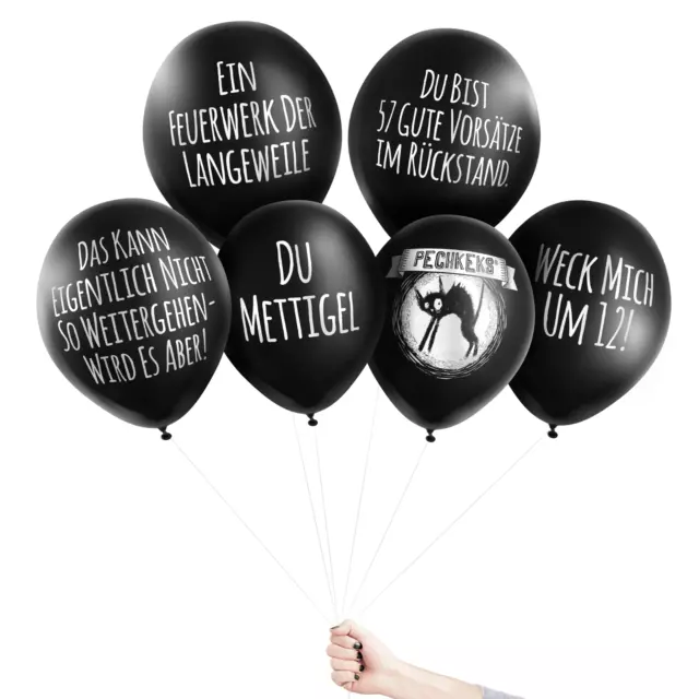 Pechkeks Anti-Party Ballons "Silvester Edition"