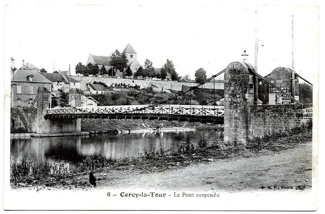 (S-111746) FRANCE - 58 - CERCY LA TOUR CPA      B.F. PARIS  ed.