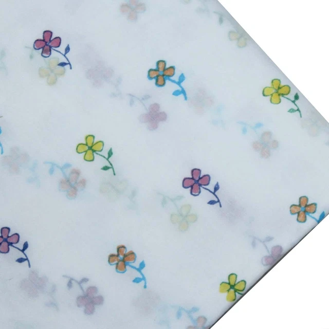 Ad Yard Multi Vegetale Colore Morbido Cotone Voile Tessuto Bambini Stampato Arte