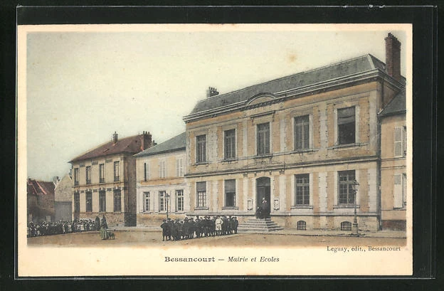 CPA Bessancourt, Mairie et Ecoles