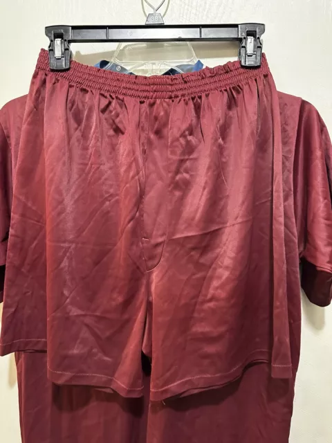 Men’s Vintage Nylon Pajama Set Shorts Boxers