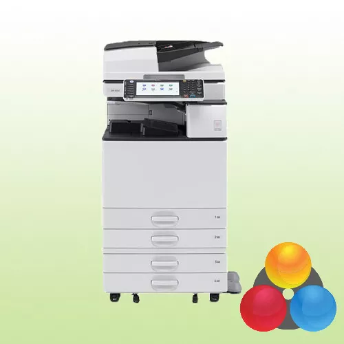 Ricoh Aficio MP 2554 Kopierer Drucker Scanner mit 4.PF Duplex LAN A3