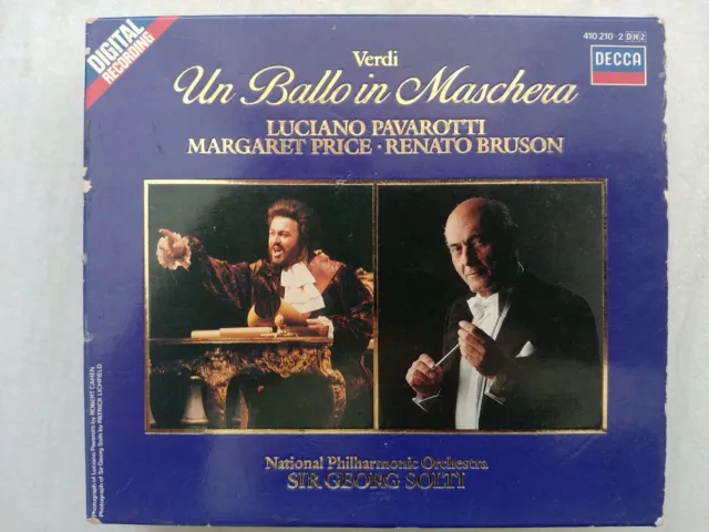 Verdi - Un Bal masqué - Pavarotti / Price / Bruson / Georg Solti - 2 CD