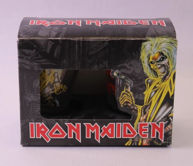 Rock Off Maglietta Ufficiale Iron Maiden 'Terminate' - Cotone Morbido Per Uomo E Donna (Nera)