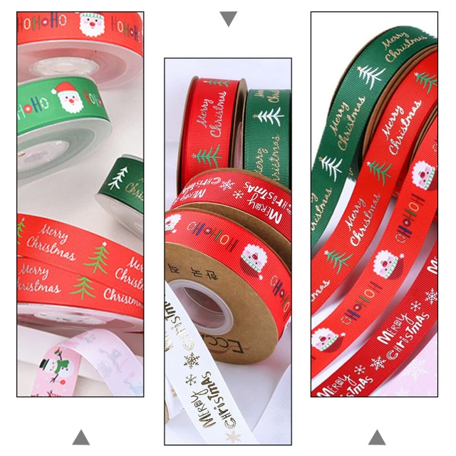2x Urlaub Band Handwerk Weihnachten Band Weihnachten Geschenk Bögen Bänder 3