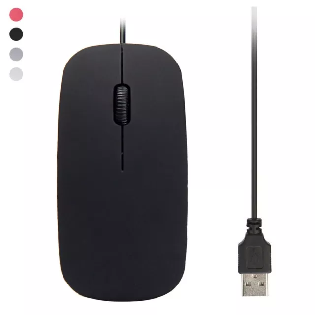 New Ultra Thin High Quality USB Optical Mice Wired Mouse For Laptop PC