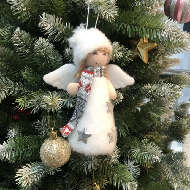 Foam Merry Christmas Angel Decorations  Party Fireplace Stair Decor