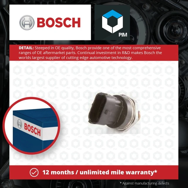 FUEL PRESSURE SENSOR fits RENAULT TRAFIC Mk2 1.9D 2001 on F9Q762