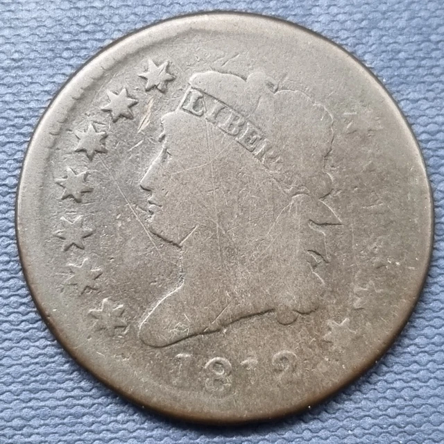 1812 Classic Head Large Cent 1c Nicely Circulated #62661