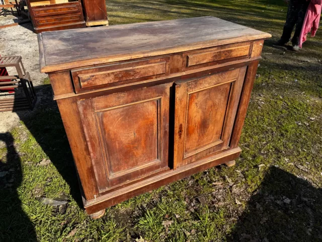 Credenza Con Ante E Casseti Impiallacciata Noce Fine 800