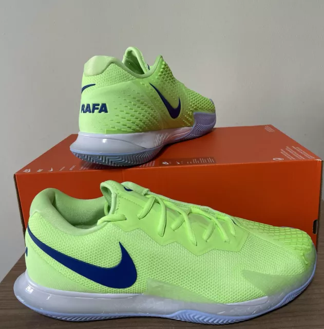 NIKE AIR ZOOM Vapor Cage 4 Rafa Nadal Clay Tennis Shoes Uk7 Dm2418