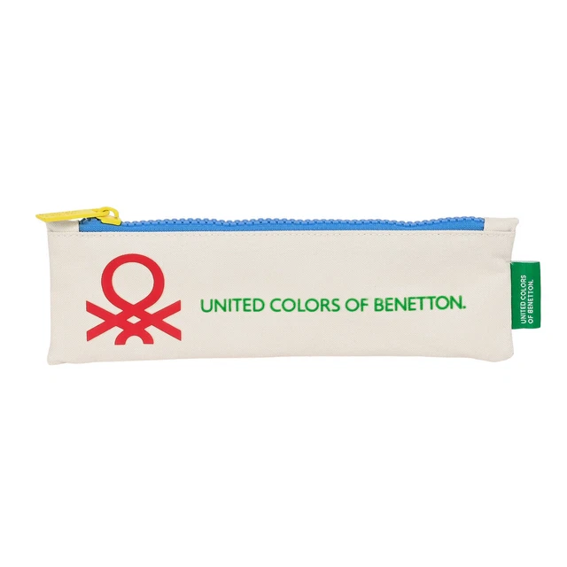 Schulmäppchen Benetton Topitos Weiß [20 x 6 x 1 cm]