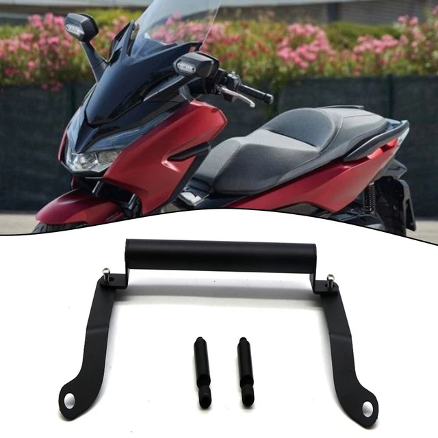 Support Téléphone/GPS Pour Honda Forza 125-350 & NSS 2018-2024 – Fixation Avant Tableau De Bord – Design Carbone – Aluminium CNC