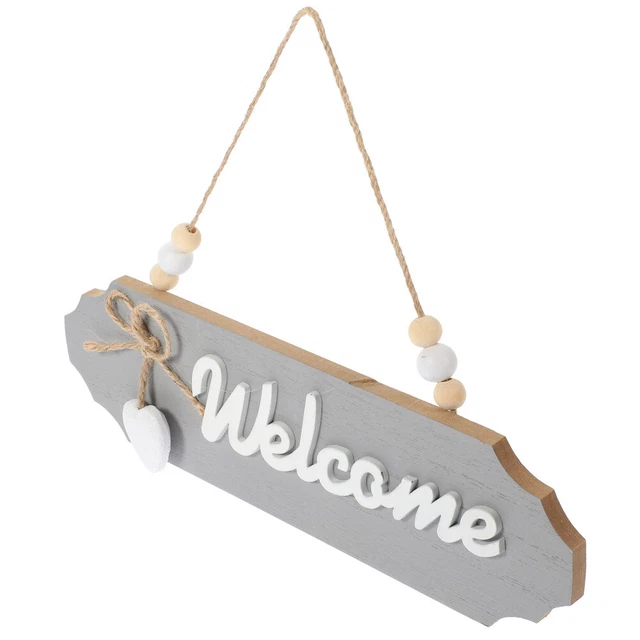Cartello In Legno Da Parete 30,5x15,2 Cm Con Cordino – Decorazione Casa Fai Da Te, Insegna Con Stampa Chiara Per Soggiorno, Cucina, Bagno, Camper – Regalo Festività