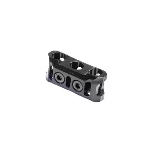 SpeedTek RC CNC Aluminum Brushless Motor Wire Clamp (10awg) (Black)