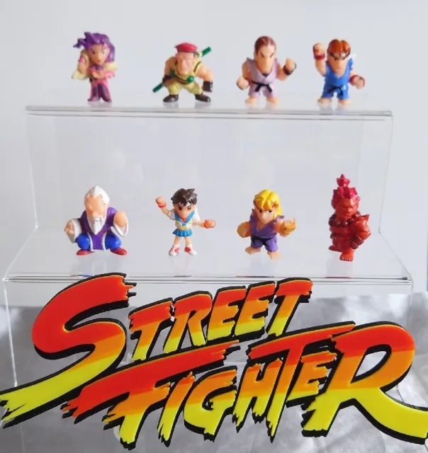 Street Fighter Zero Alpha Japanese Mini Gashapon Figures Full Set Of 8 Bandai
