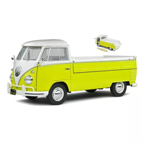 VOLKSWAGEN T1 PICK UP 19520 YELLOW 1:18 Solido Auto Stradali Die Cast Modellino